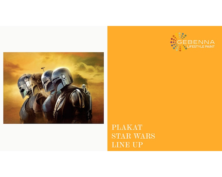 Plakat Star Wars The Mandalorian line up